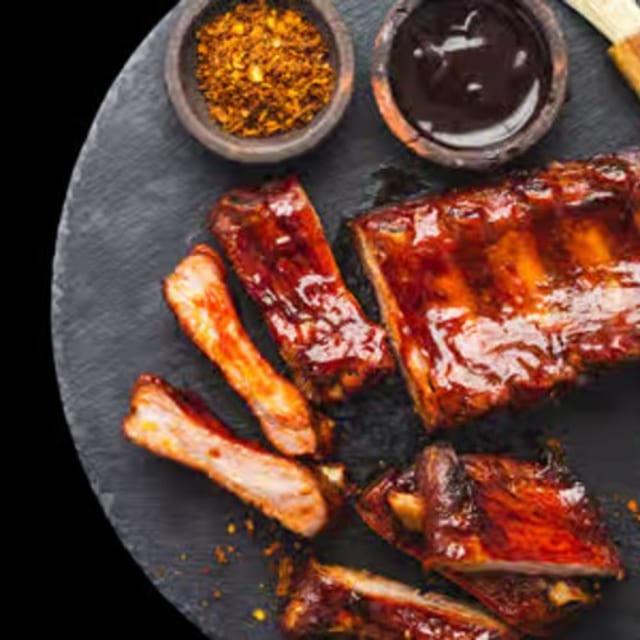Rack of Ribs Dinner.